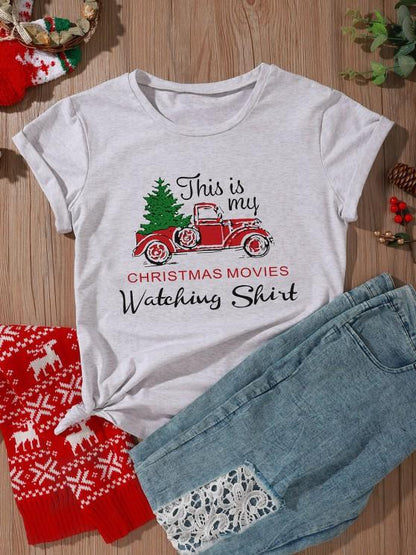 Funny Car Christmas Tree Movies Tee - LuckyFash™