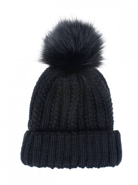 Fuzzy Ball Classic Winter Knitted Hat - LuckyFash™