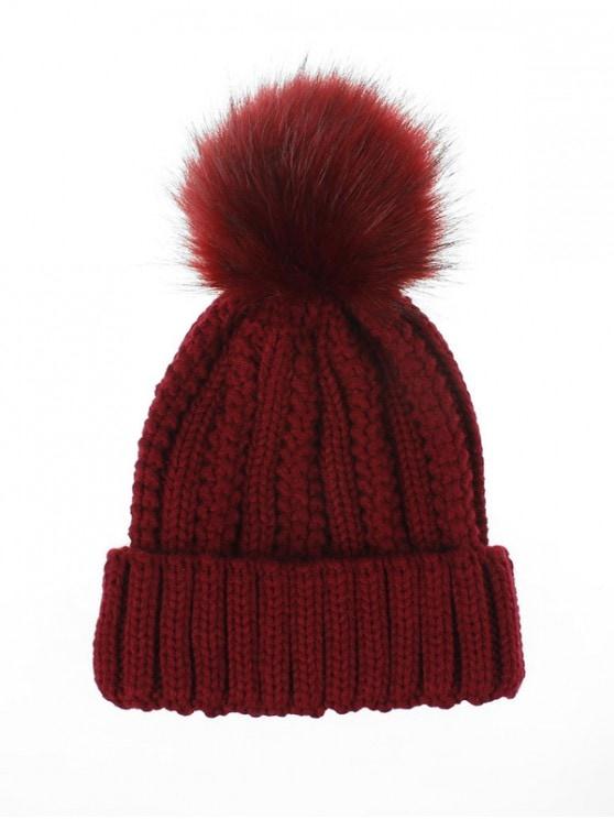 Fuzzy Ball Classic Winter Knitted Hat - LuckyFash™