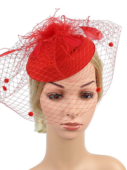 Women's Hair Clip Chic & Modern Party Pure Color Headwear / Black / Red / Blue / Fall / Winter - LuckyFash™