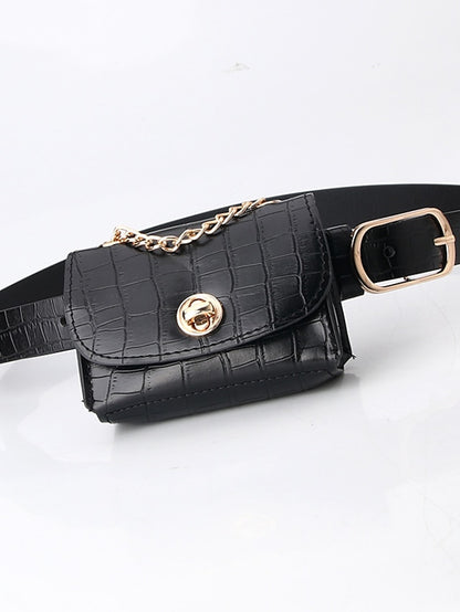 Women's Belt PU Black Light Brown Khaki Brown Beige Skinny Belt Outdoor Dailywear Daily Holiday Pure Color / Spring / Summer / Fall / Winter / Gold - LuckyFash™