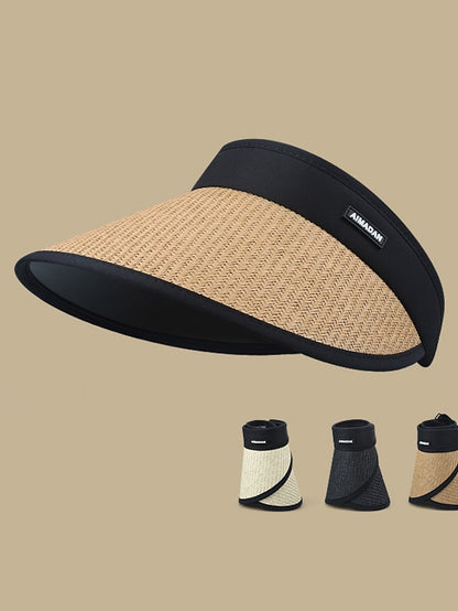 Women's Straw Hat Outdoor Daily Holiday Straw Sports & Outdoors Casual Beach Sunscreen Casual / Daily 1 pcs - LuckyFash™