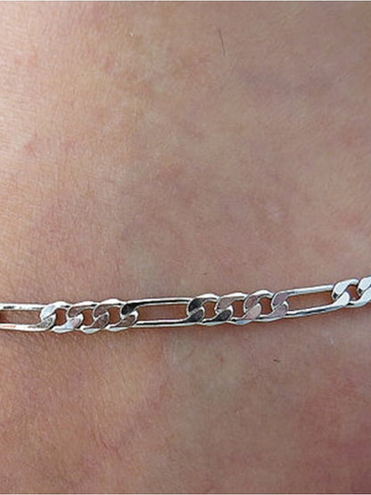 Ankle Bracelet Stylish Simple Women's Body Jewelry For Daily Beach Classic Alloy Silver Gold 1PC - LuckyFash™