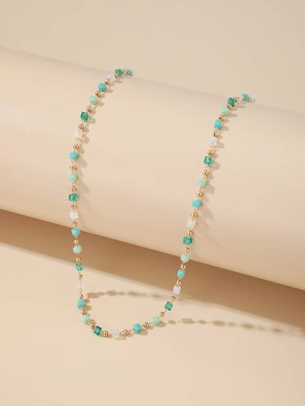 Geometric Beaded Necklace - LuckyFash™