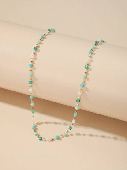 Geometric Beaded Necklace - LuckyFash™