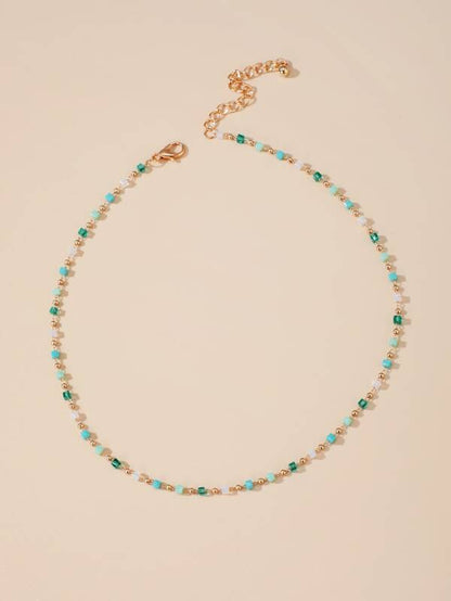 Geometric Beaded Necklace - LuckyFash™