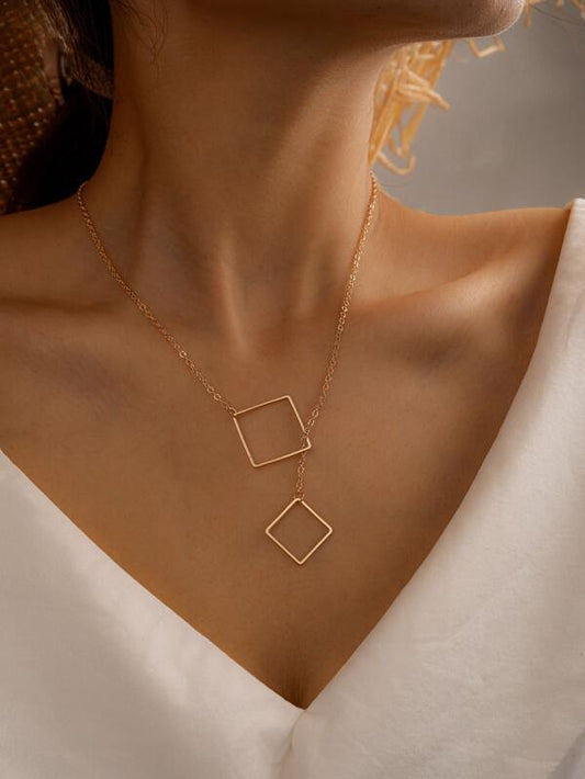 Geometric Decor Necklace - LuckyFash™