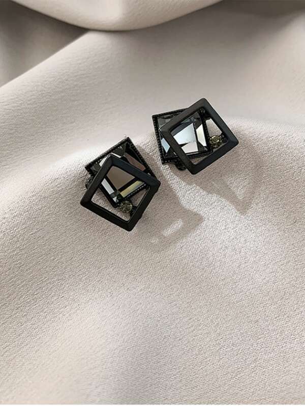 Geometric Design Stud Earrings - LuckyFash™
