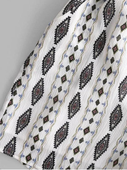 Geometry Crisscross Cami Romper - LuckyFash™