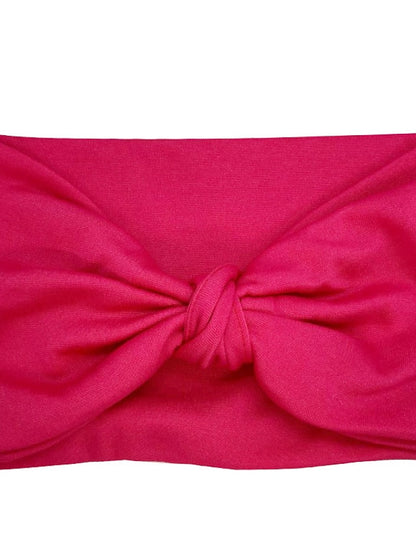 1pc Women's Headbands Bandana Hair Scarf For Street Gift Holiday Head Handmade Fabric Dark Red Burgundy Orange - LuckyFash™