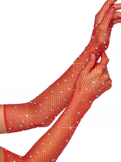 Women's Gloves Party Evening Holiday Solid / Plain Color Acrylic Fibers Nylon Cosplay Sexy 1 Pair - LuckyFash™