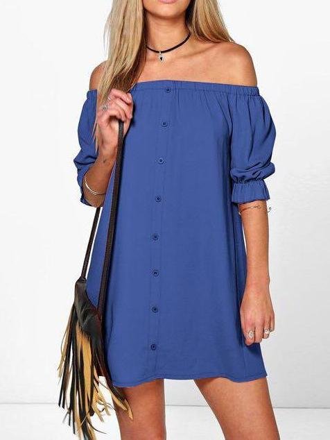 Girl 'S Plush One-Shoulder Dress - LuckyFash™