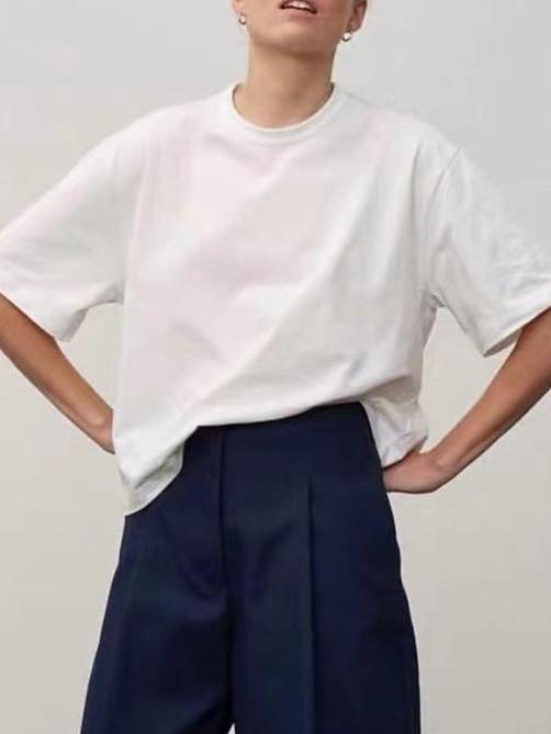 Girls Classic Solid Color Basic Cotton T-shirt - LuckyFash™