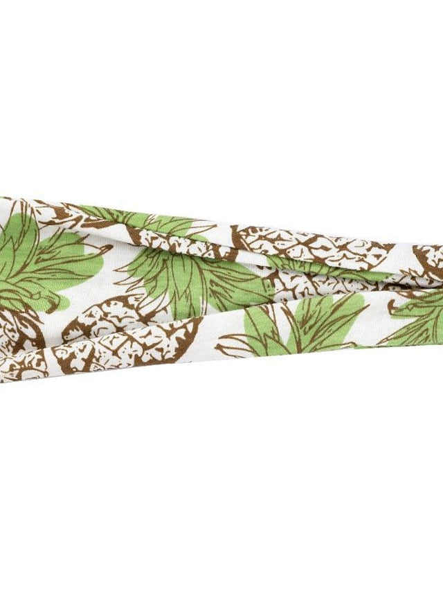 europe and the united states cross-border fashion sports hairband yoga bundle sweat-absorbing headband new ladies wide-brimmed printed headwear - LuckyFash™