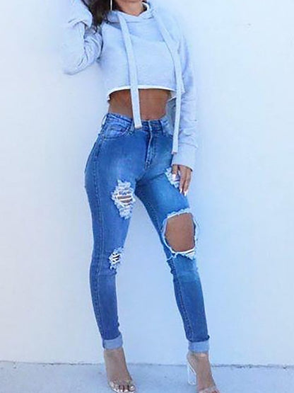 Glistening Jeans - Medium Wash - LuckyFash™