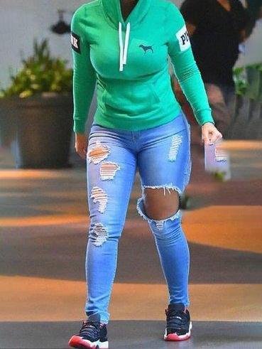 Glistening Jeans - Medium Wash - LuckyFash™