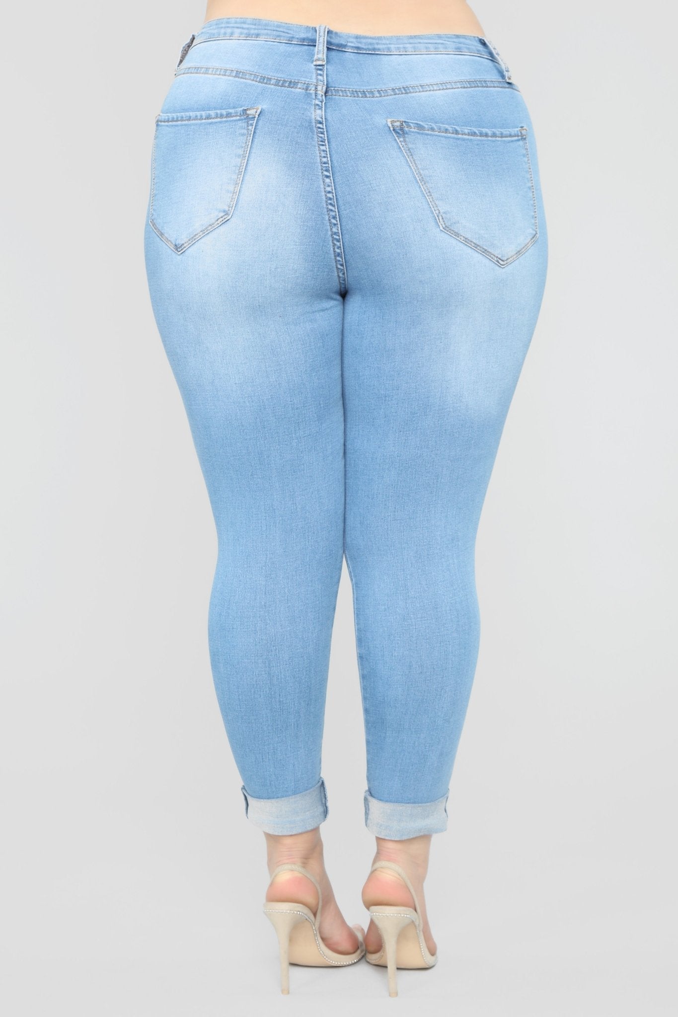 Glistening Jeans - Medium Wash - LuckyFash™
