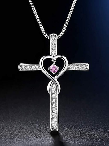 Women's necklace Chic & Modern Street Heart Necklaces / Red / Green / Purple / Fall / Winter - LuckyFash™