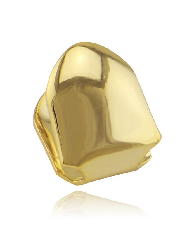 Teeth Set / Teeth Grills Statement Stylish Luxury Unisex Body Jewelry For Street Synthetic Diamond Copper Rose Gold Silver Gold - LuckyFash™