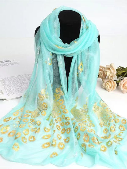 New Peacock Feather Shawls and Wraps for Party Dress Wedding Cape Bride Dress Shawl Women Wrap Shoulder Scarf - LuckyFash™