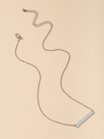 Gold Geometric Charm Necklace - LuckyFash™