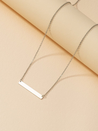 Gold Geometric Charm Necklace - LuckyFash™