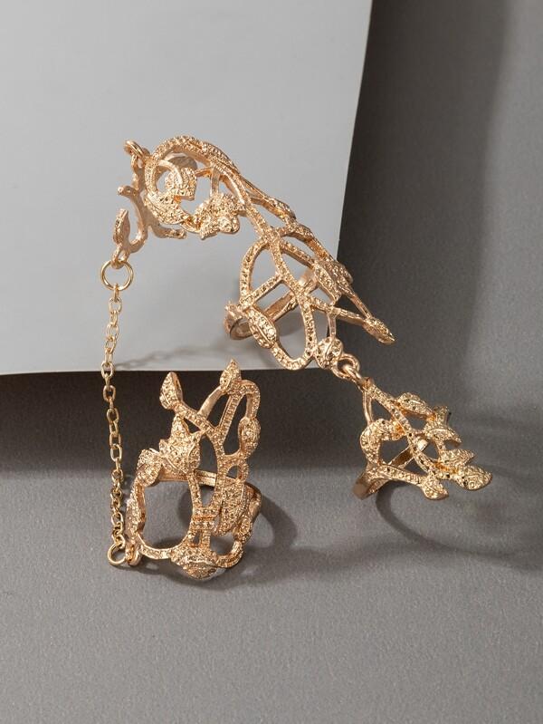 Gold Mittens Ring - LuckyFash™