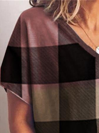 Gradient Print Short-sleeved T-shirt - LuckyFash™