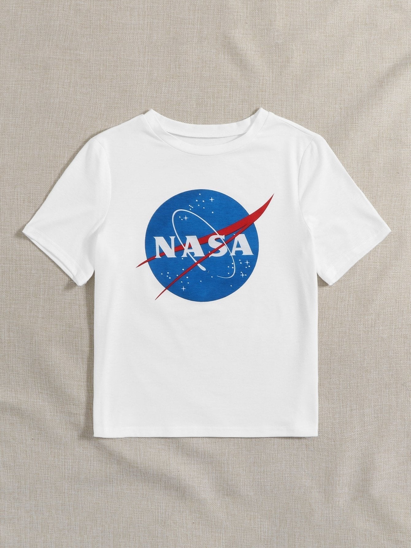 Graphic And Letter Graphic Tee - LuckyFash™