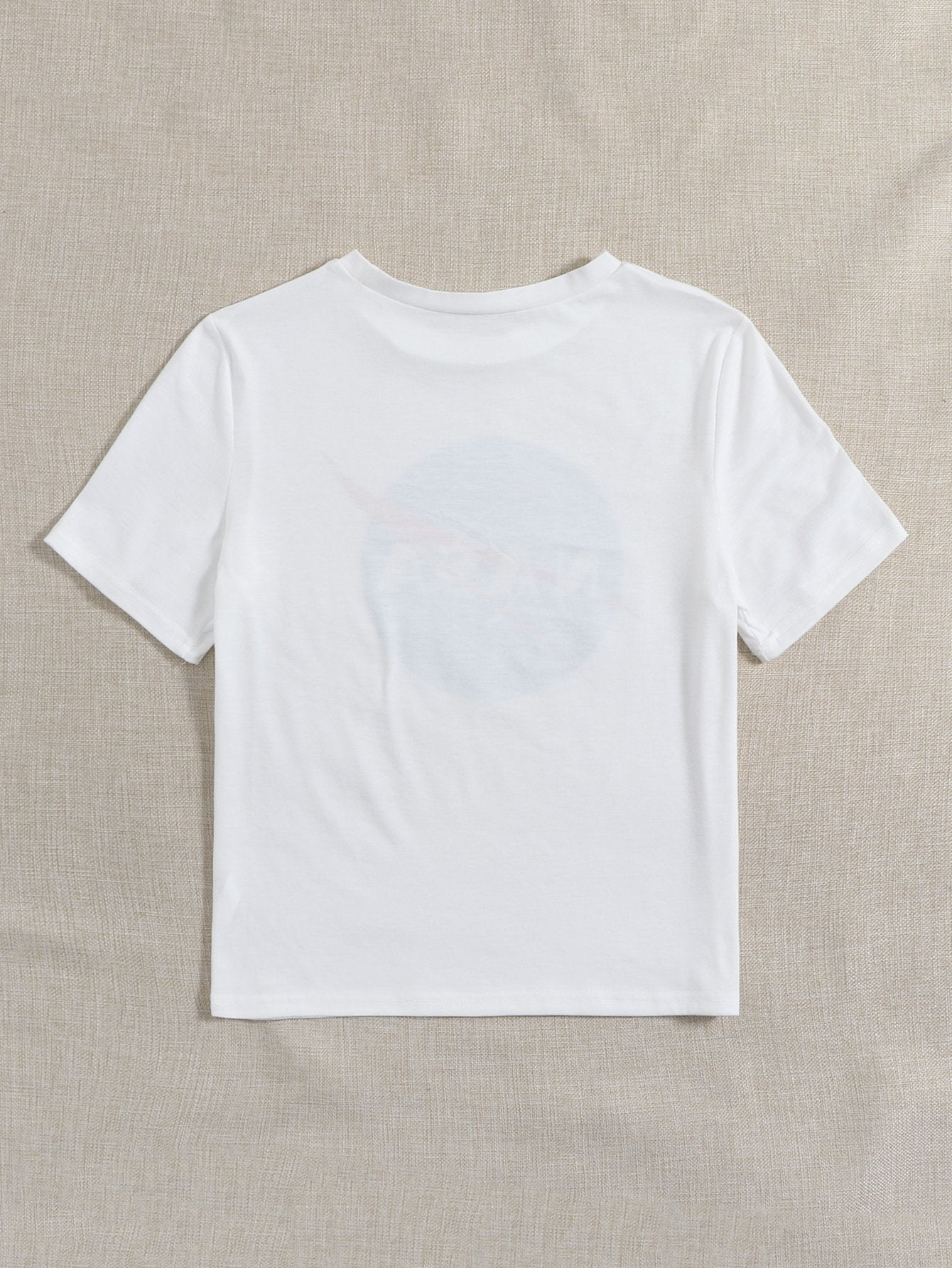 Graphic And Letter Graphic Tee - LuckyFash™