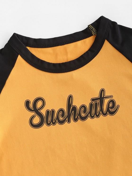 Graphic Baseball Crop Tee - LuckyFash™