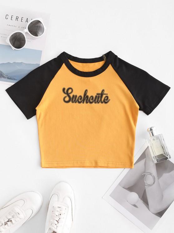 Graphic Baseball Crop Tee - LuckyFash™