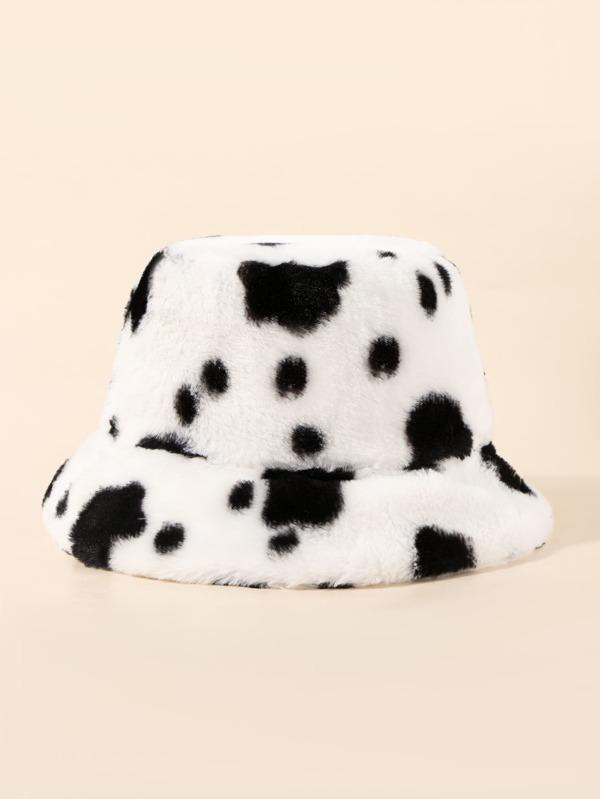 Graphic Fluffy Bucket Hat - LuckyFash™