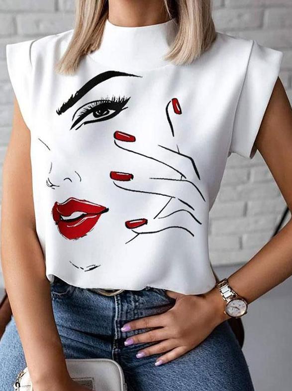 Graphic Print Sweet T-Shirt - LuckyFash™