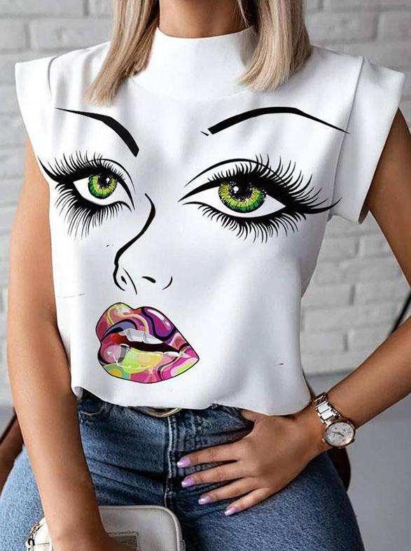 Graphic Print Sweet T-Shirt - LuckyFash™