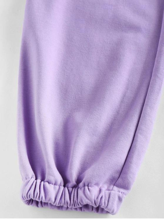 Graphic Rock More Drawstring Sweatpants - LuckyFash™