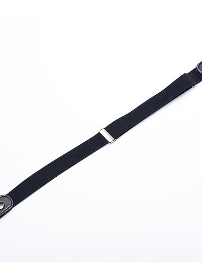 Women's Clear Belt Nylon Steel Buckle Plain Casual Work Daily Black White Blue Coffee - LuckyFash™