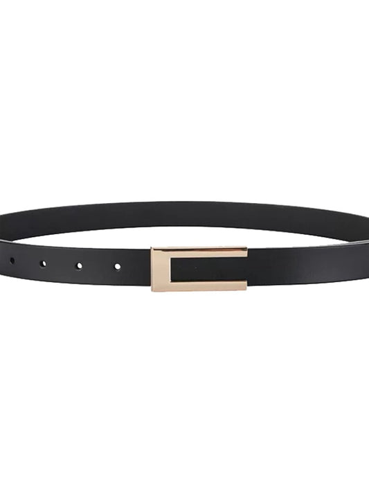 Women's Belt Genuine Leather Red Brown Black Red Brown Waist Belt Daily Holiday Dress Solid Color / Coffee - LuckyFash™