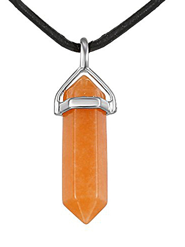 Pendant Necklace For Women's Turquoise Crystal Party Casual Daily Synthetic Gemstones Crystal Turquoise Black - LuckyFash™