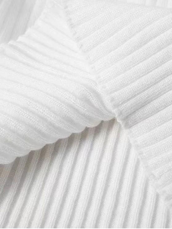 Half Zip Cropped Color Block Sweater - LuckyFash™