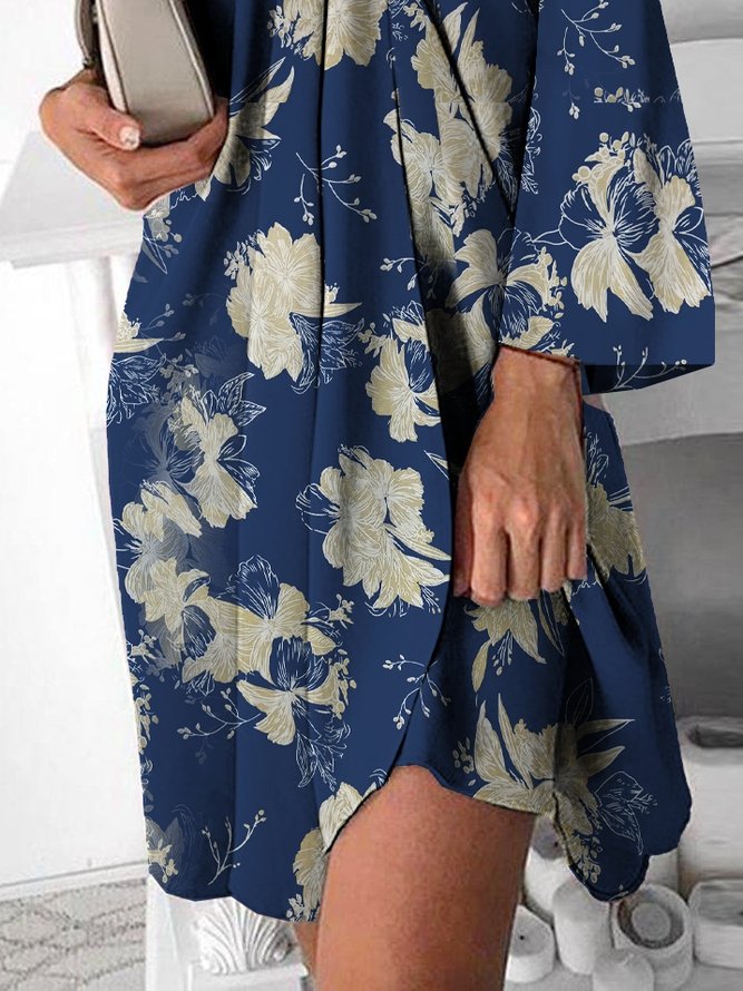 Halter A-Line Casual Long Sleeve Dresses - LuckyFash™