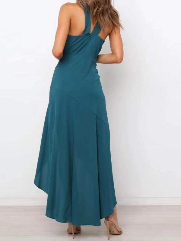 Halter Sleeveless Suspender Maxi Dress - LuckyFash™