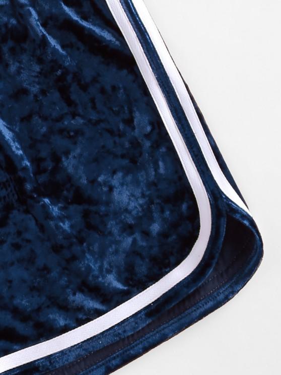 Halter Velvet Tied Co Ord Set - LuckyFash™