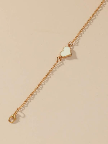 Heart Decor Chain Bracelet - LuckyFash™