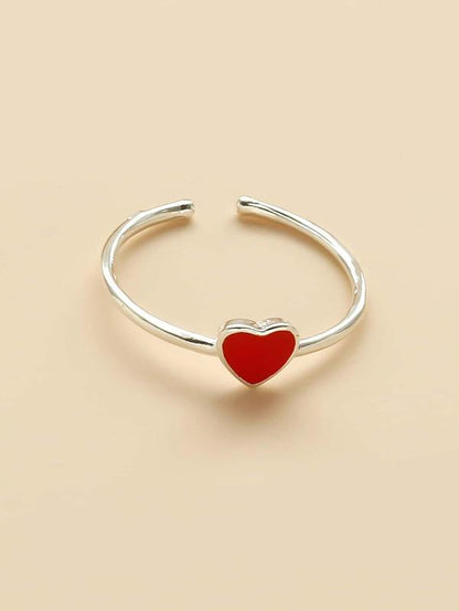 Heart Detail Cuff Ring - LuckyFash™