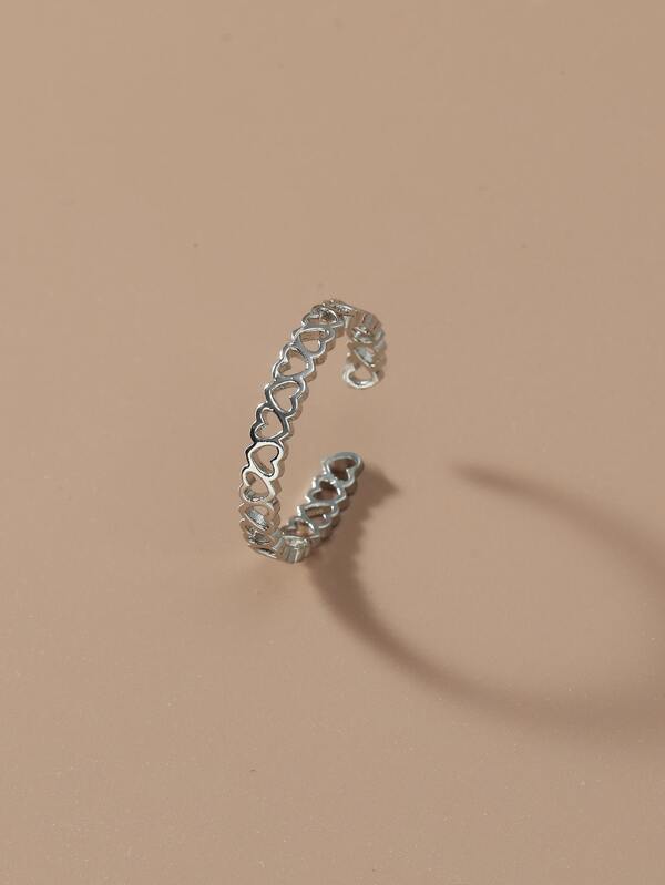 Heart Detail Hollow Cuff Ring - LuckyFash™