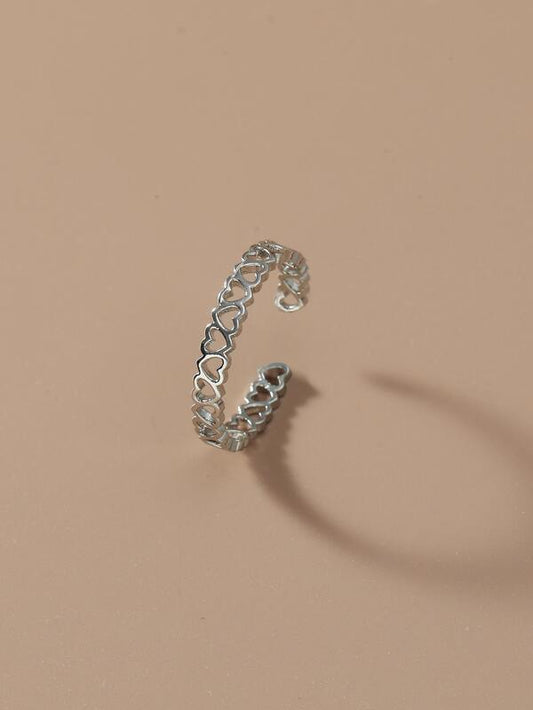 Heart Detail Hollow Cuff Ring - LuckyFash™