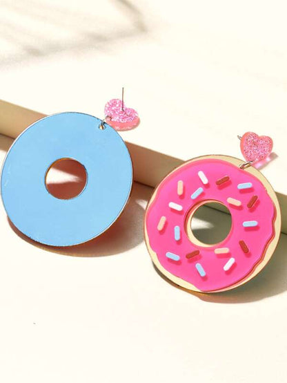 Heart Donut Drop Earrings - LuckyFash™