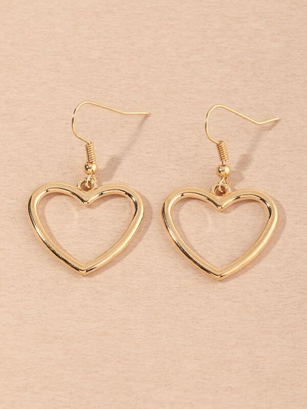 Heart Drop Earrings - LuckyFash™