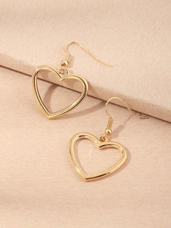 Heart Drop Earrings - LuckyFash™